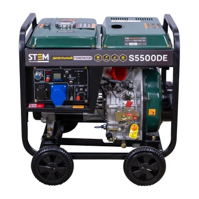 Генератор дизельный STEM Techno S5500DE (5.5 кВт, электростартер, дисплей, подогрев) по ценам производителя в Екатеринбурге с доставкой по всей России
