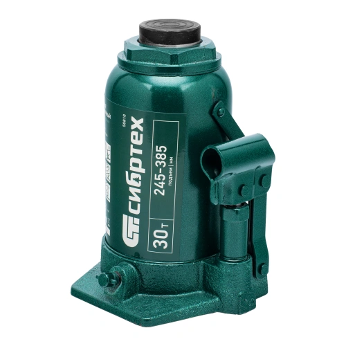 Домкрат гидравлический бутылочный, 30 т, 245-385 мм Сибртех по ценам производителя в Екатеринбурге с доставкой по всей России