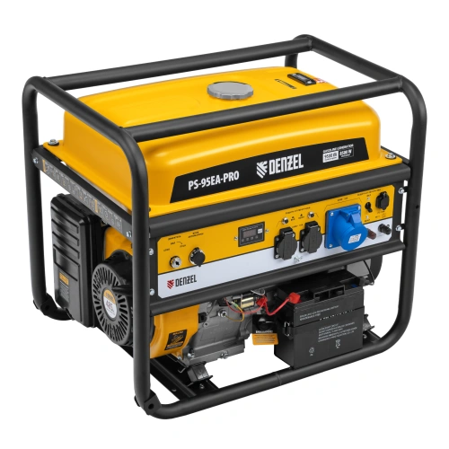 Генератор бензиновый PS-95EA-PRO, 9,5 кВт, 230 В, 40 л, разъём ATS, эл.старт Denzel по ценам производителя в Екатеринбурге с доставкой по всей России
