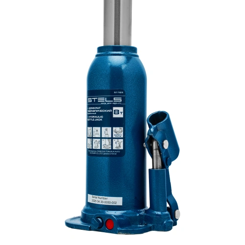 Домкрат гидравлический бутылочный, 8 т, h подъема 222-447 мм Stels по ценам производителя в Екатеринбурге с доставкой по всей России