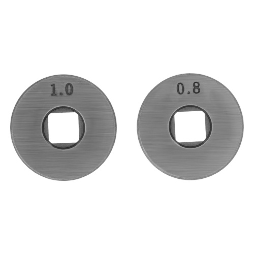 Подающий ролик, V профиль под стальную проволоку 0,8-1мм, посадка квадрат, 2 шт Denzel по ценам производителя в Екатеринбурге с доставкой по всей России