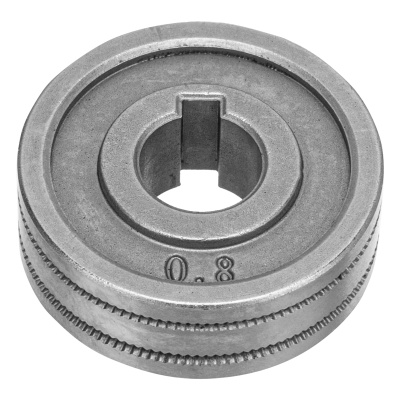 Подающий ролик, зубчатый профиль под флюсовую проволоку 0,8-1мм, 2 шт Denzel по ценам производителя в Екатеринбурге с доставкой по всей России