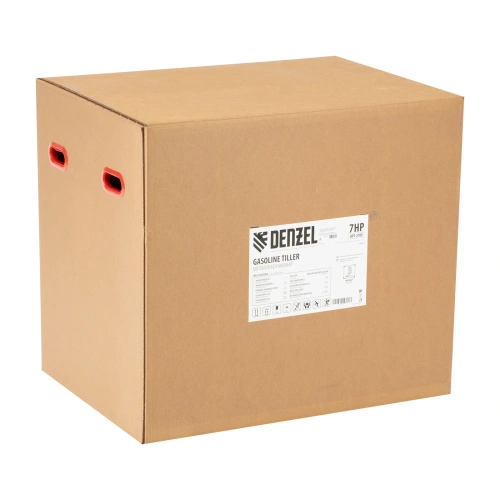 Мотоблок DPT-270X, 7 л.с, дисковое сцепление, ширина 90 см, глубина 35 см, фрез 3 х 4, ВОМ, передачи 2В/1Н Denzel по ценам производителя в Екатеринбурге с доставкой по всей России