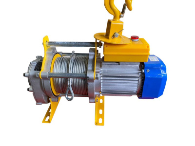 Лебедка электрическая  300/600кг  60/30м с канатом 220В 24м/мин алюминиевый корпус TOR KCD (TSA) по ценам производителя в Екатеринбурге с доставкой по всей России