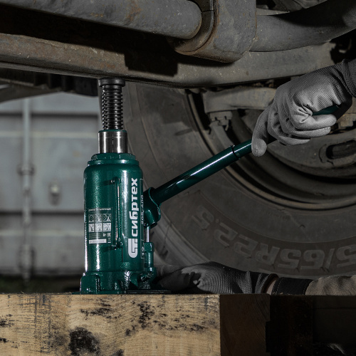 Домкрат гидравлический бутылочный, 12 т, 205-400 мм Сибртех по ценам производителя в Екатеринбурге с доставкой по всей России