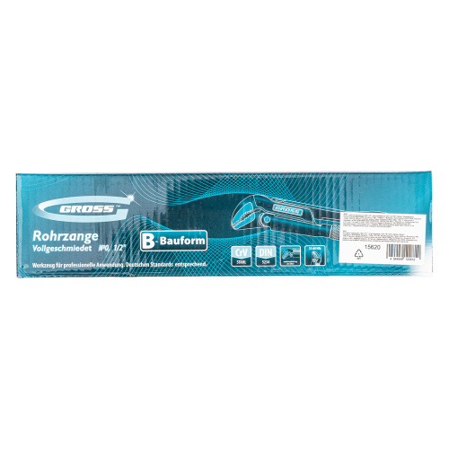 Ключ трубчатый рычажный 0.5, №0, цельнокованый, CrV, тип "B" Gross по ценам производителя в Екатеринбурге с доставкой по всей России