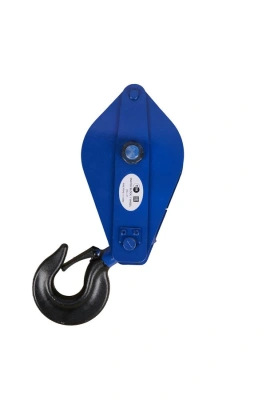 Блок монтажный однорольный с крюком TOR 2 т с откидной щекой (S) по ценам производителя в Екатеринбурге с доставкой по всей России