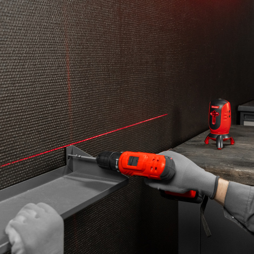 Лазерный уровень ML01T, дальность 10 м, точность ± 0,5 мм, / 1 м, длина волны 650 нм, проекция 1 вертикальная 1 горизонтальная плоскость, резьба под штатив 5/8" Matrix по ценам производителя в Екатеринбурге с доставкой по всей России