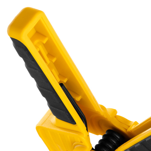 Струбцина клещеобразная, удлиненная 75 х 110 мм двухкомпонентные рукоятки Denzel по ценам производителя в Екатеринбурге с доставкой по всей России