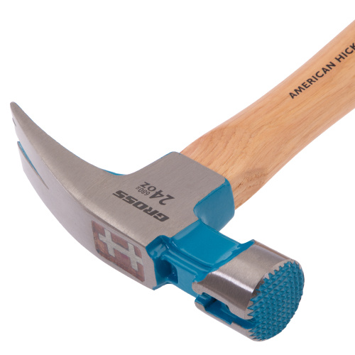 Молоток-гвоздодер, 680 г, угол 75, магнит, обрезиненная рукоятка AMERICAN HICKORY GROSS по ценам производителя в Екатеринбурге с доставкой по всей России