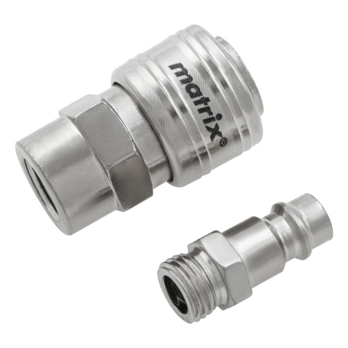 Набор переходников, быстросъемное соединение, резьбовое соед, 2 шт, внутр. D 1/4 Matrix по ценам производителя в Екатеринбурге с доставкой по всей России