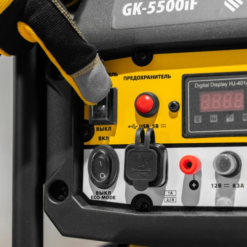 Генератор инверторный GK-5500iF, 5,5 кВт, 230 В, ручной старт DENZEL по ценам производителя в Екатеринбурге с доставкой по всей России