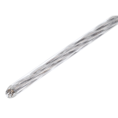 Трос металлополимерный прозрачный ПР-3.0, толщина 3.0 мм, моток 20 метров Сибртех по ценам производителя в Екатеринбурге с доставкой по всей России