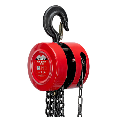 Таль цепная, 2 т, H подъема 2.5 м, расстояние между крюками 380 мм Matrix по ценам производителя в Екатеринбурге с доставкой по всей России