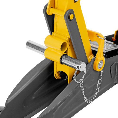 Домкрат гидравлический подкатной с фиксатором, 2 т, 130-330 мм, в кейсе Denzel по ценам производителя в Екатеринбурге с доставкой по всей России