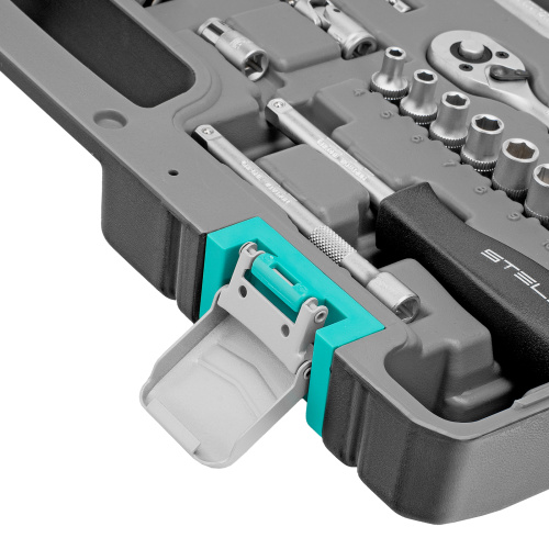 Набор инструментов, 1/2", 1/4", CrV, пластиковый кейс 88 предметов Stels по ценам производителя в Екатеринбурге с доставкой по всей России