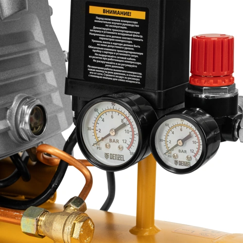 Компрессор воздушный, прямой привод DC1500/50, 1.5 кВт, 50 литров, 220 л/мин Denzel купить в Москве с доставкой по всей России | ProtosMarket.ru