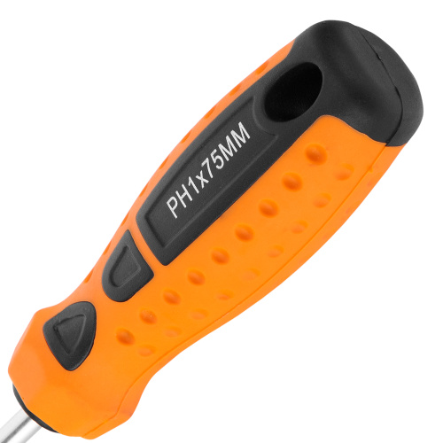 Отвертка "Point", PH1 х 75 мм, CS, двухкомпонентная рукоятка Sparta по ценам производителя в Екатеринбурге с доставкой по всей России