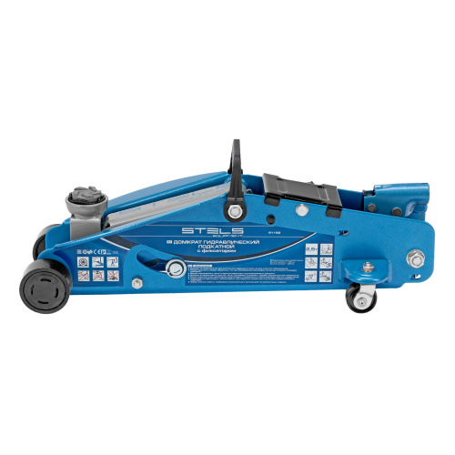 Домкрат гидравлический подкатной 2.5 т, с фиксатором, Safety Pin, 140-385 мм Stels по ценам производителя в Екатеринбурге с доставкой по всей России