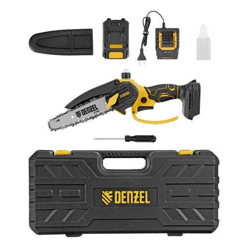 Цепная мини-пила аккумуляторная бесщет., CCS-150, шина 150 мм, Li-Ion, 20 В Denzel по ценам производителя в Екатеринбурге с доставкой по всей России