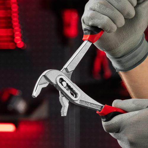 Клещи переставные Nickel (белый) 250 мм, хром-ванадий, двухкомпонентные рукоятки Matrix по ценам производителя в Екатеринбурге с доставкой по всей России