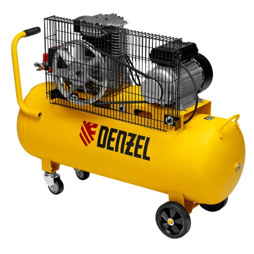 Компрессор воздушный BCI2300/100, ременный привод, 2.3 кВт, 100 литров, 400 л/мин Denzel по ценам производителя в Екатеринбурге с доставкой по всей России