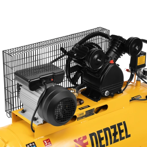 Компрессор воздушный BCV2200/100, ременный привод, 2.2 кВт, 100 литров, 370 л/мин Denzel по ценам производителя в Екатеринбурге с доставкой по всей России