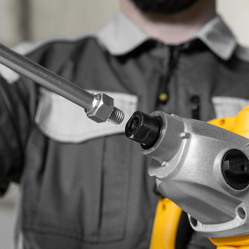 Насадка для миксера, для тяжелых растворов, 120 х 590 мм, оцинкованная, хвостовик резьба М14 Сибртех по ценам производителя в Екатеринбурге с доставкой по всей России