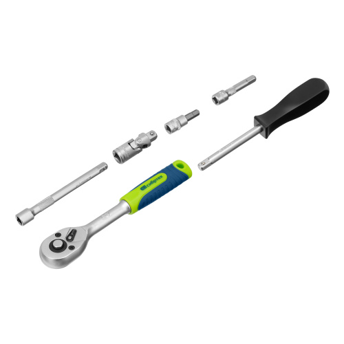 Набор инструментов, 1/4", пластиковый кейс 56 предметов Сибртех по ценам производителя в Екатеринбурге с доставкой по всей России