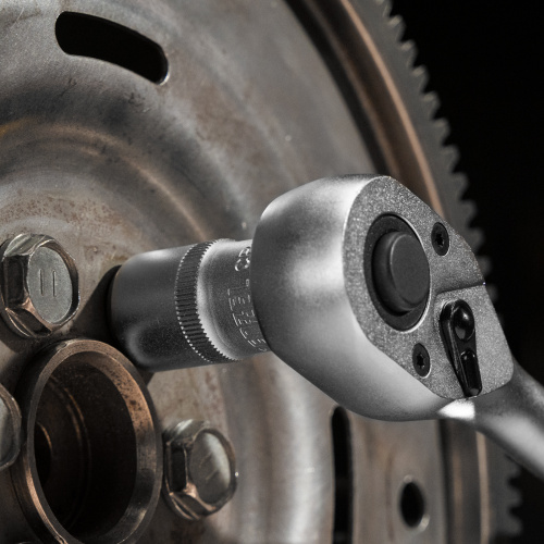 Ключ-трещотка 1/2", 90 зубьев, с быстрым сбросом, CrV Denzel по ценам производителя в Екатеринбурге с доставкой по всей России