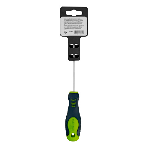 Отвертка, SL3 х 100 мм, CrV, двухкомпонентная рукоятка Сибртех по ценам производителя в Екатеринбурге с доставкой по всей России