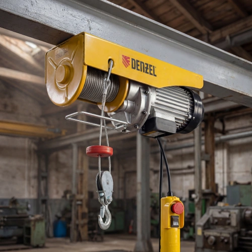 Тельфер электрический TF-1000,1 т, 1600 Вт, высота 12 м, 8 м/мин Denzel по ценам производителя в Екатеринбурге с доставкой по всей России