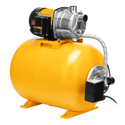 Насосная станция PSL1100X, 1100 Вт, 3600 л/ч, ресивер 50 л, подъем 45 м, нержавейка Denzel по ценам производителя в Екатеринбурге с доставкой по всей России