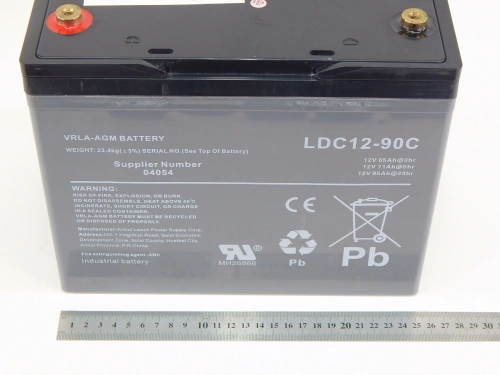 Аккумулятор свинцово-кислотный герм. (GEL) 12В/85Ач (20Hr) 260х162х215 для WS15H/WS15H SC PRO по ценам производителя в Екатеринбурге с доставкой по всей России