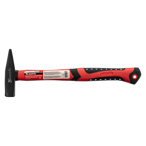 Молоток слесарный, 300 г, фибергласовая обрезиненная рукоятка Matrix по ценам производителя в Екатеринбурге с доставкой по всей России