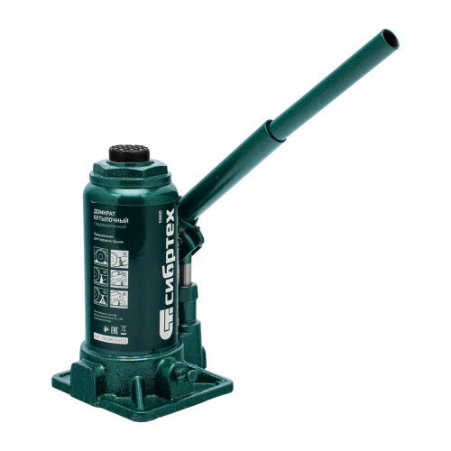 Домкрат гидравлический бутылочный, 8 т, 180-350 мм Сибртех по ценам производителя в Екатеринбурге с доставкой по всей России