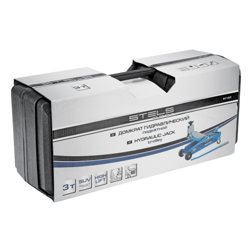 Домкрат гидравлический подкатной, высокий подъем, 3т, SUV, 190-535 мм, в кейсе Stels по ценам производителя в Екатеринбурге с доставкой по всей России