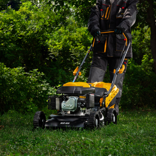 Газонокосилка бензиновая GLD-420, 146 см3, ширина 42 см, 40 л Denzel по ценам производителя в Екатеринбурге с доставкой по всей России