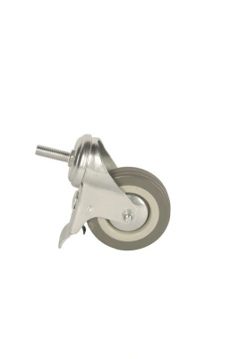 Колесо аппаратное поворотное SCtgb 93 75 мм с болтом и тормозом (F) по ценам производителя в Екатеринбурге с доставкой по всей России