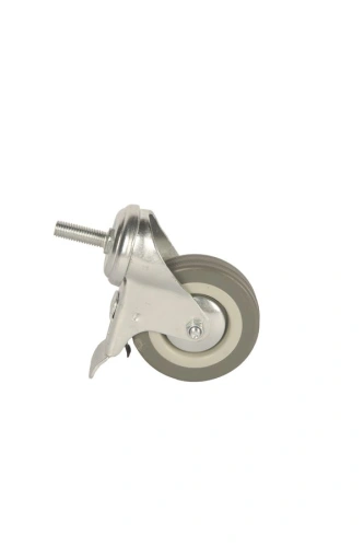 Колесо аппаратное поворотное SCtgb 93 75 мм с болтом и тормозом (F) по ценам производителя в Екатеринбурге с доставкой по всей России