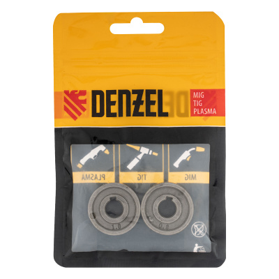 Подающий ролик, V профиль под стальную проволоку 0,8-1мм, 2 шт Denzel по ценам производителя в Екатеринбурге с доставкой по всей России