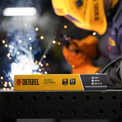 Электроды DER-3, диам. 3 мм, 2,5 кг., рутиловое покрытие Denzel по ценам производителя в Екатеринбурге с доставкой по всей России