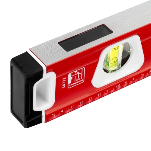 Уровень алюминиевый, магнит, фрезерованный, 3 глазка (1 зеркальный) двухкомпонентные рукоятки, 800 мм Matrix по ценам производителя в Екатеринбурге с доставкой по всей России