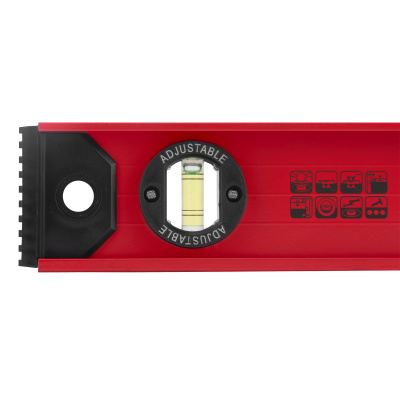 Уровень алюминиевый "Рельс", 400 мм, 3 глазка, усиленный Matrix по ценам производителя в Екатеринбурге с доставкой по всей России