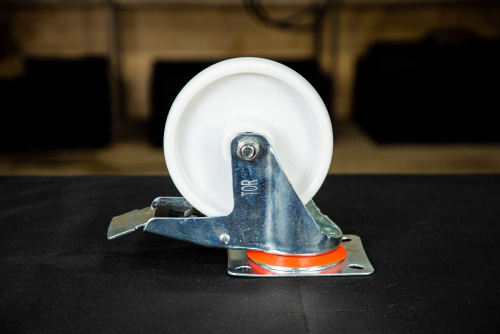 Колесо поворотное полипропилен SRCnb 63 160 мм с торозом (N) по ценам производителя в Екатеринбурге с доставкой по всей России