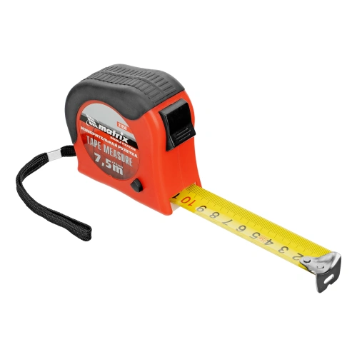 Рулетка Double fixation,7,5 м х 25 мм,обрезиненный корпус,двойная плавная фиксация Matrix по ценам производителя в Екатеринбурге с доставкой по всей России