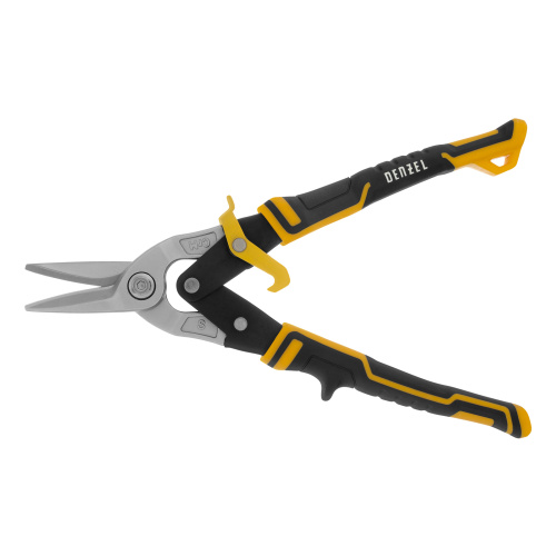 Ножницы по металлу, 270 мм, прямой рез, сталь-CrMo, трехкомпонентные рукоятки Denzel по ценам производителя в Екатеринбурге с доставкой по всей России