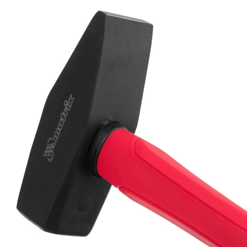 Молоток слесарный optimal, 1500 г, фибергласовая обрезиненная рукоятка, квадратный боек Matrix по ценам производителя в Екатеринбурге с доставкой по всей России