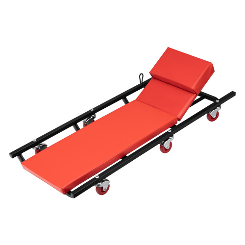 Лежак ремонтный на шести колесах, 1030 х 440 х 120 мм, поднимающийся подголовник Matrix по ценам производителя в Екатеринбурге с доставкой по всей России