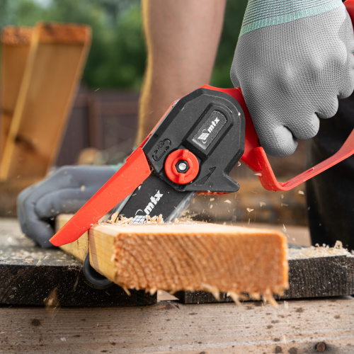 Цепная мини-пила аккумуляторная, MCS-100, шина 100 мм, Li-Ion, 20 В MTX по ценам производителя в Екатеринбурге с доставкой по всей России